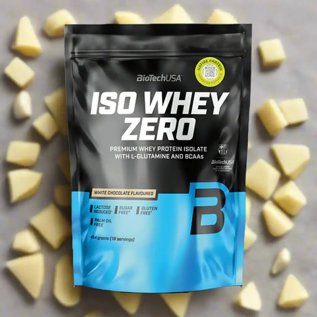 BioTech USA Iso Whey Zero Protein Pulver 454g
