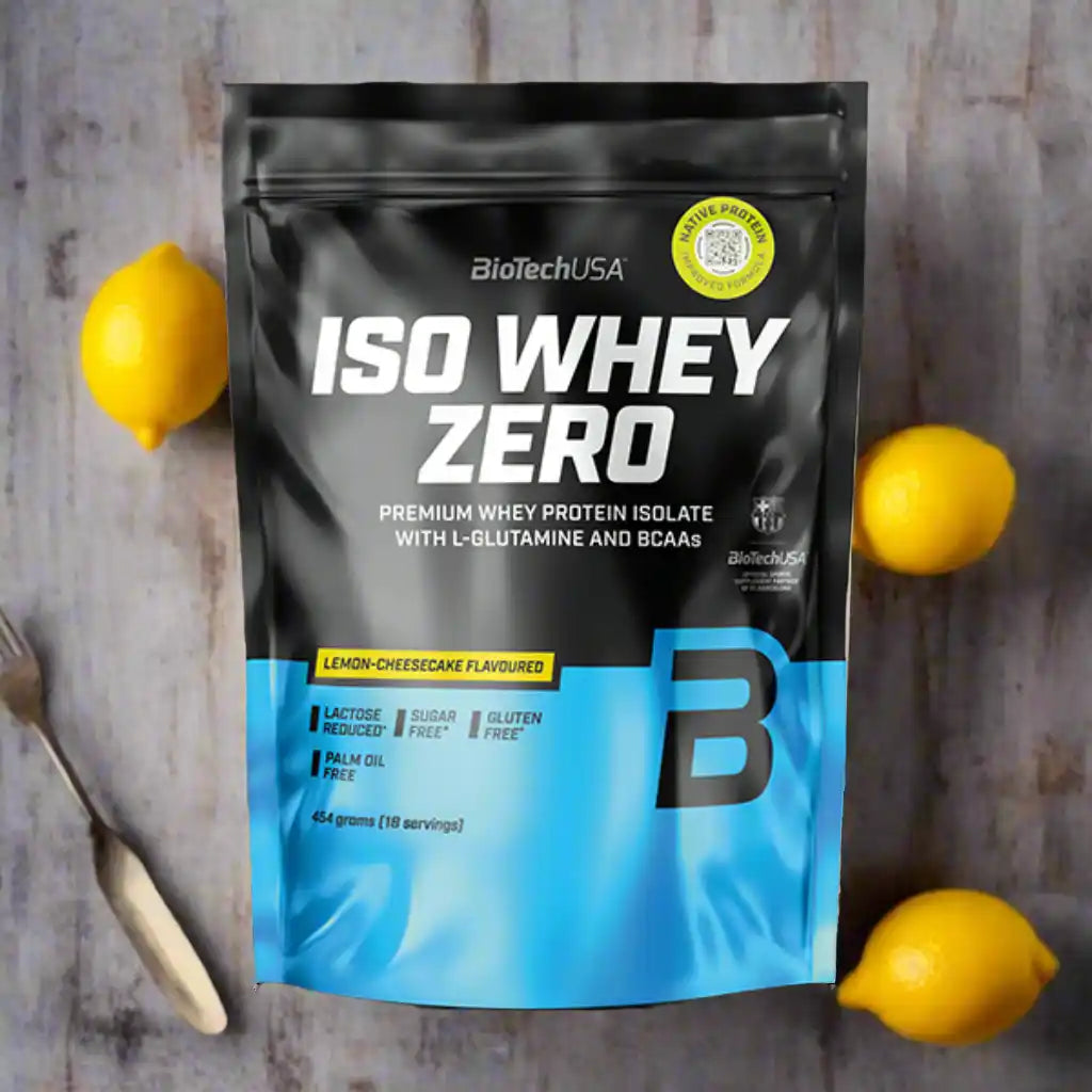 BioTech USA Iso Whey Zero Protein Pulver 454g