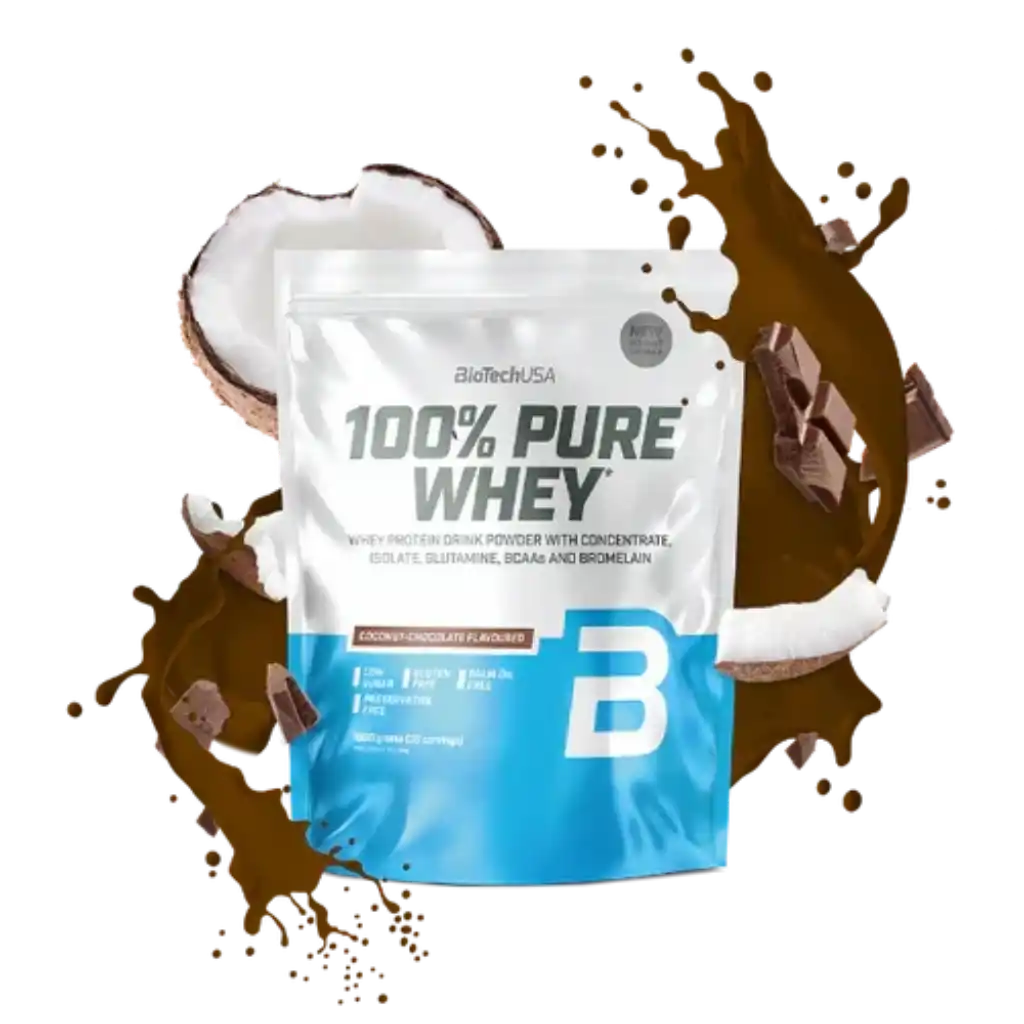 100% Pure Whey Protein Pulver 1000g