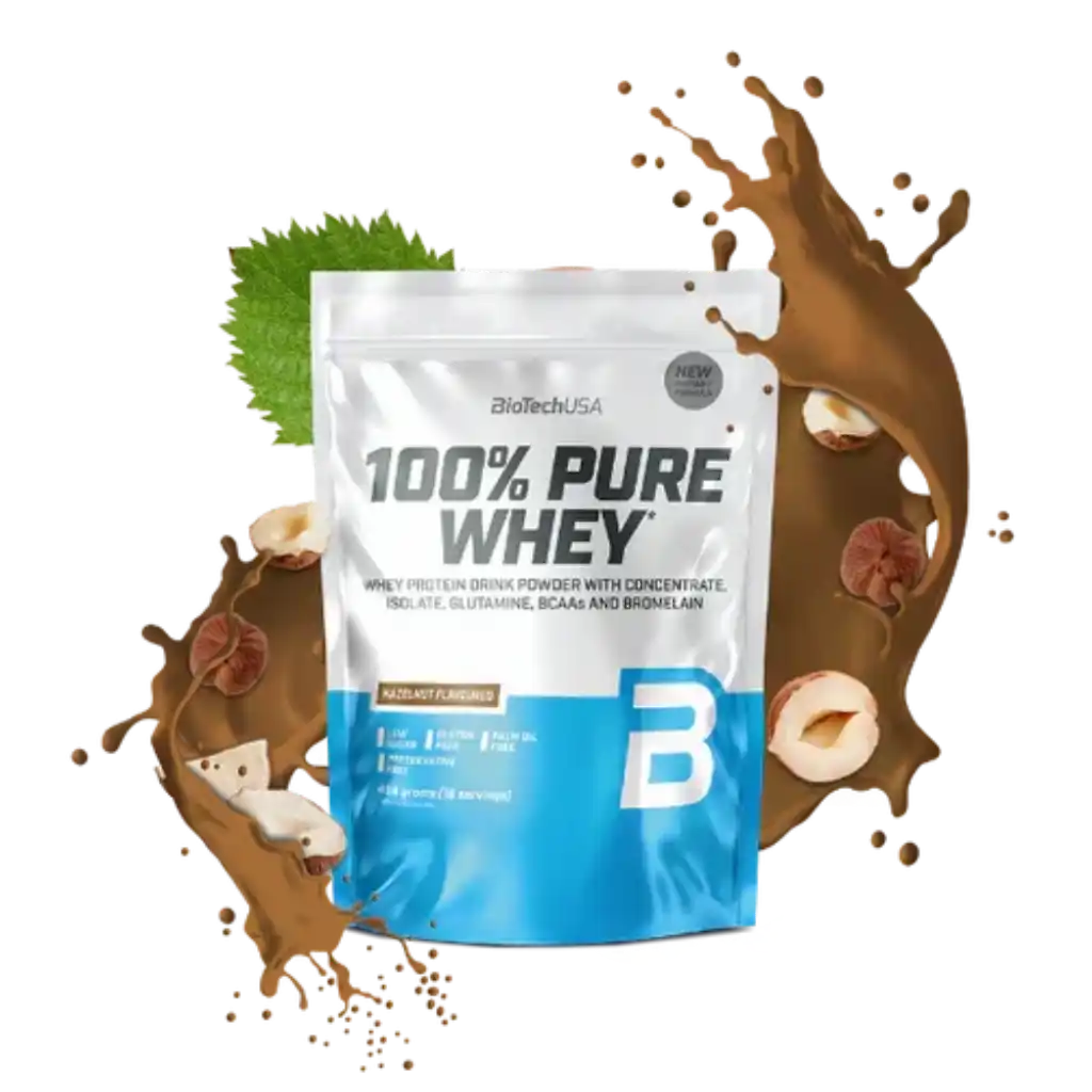 100% Pure Whey Protein Pulver 454g
