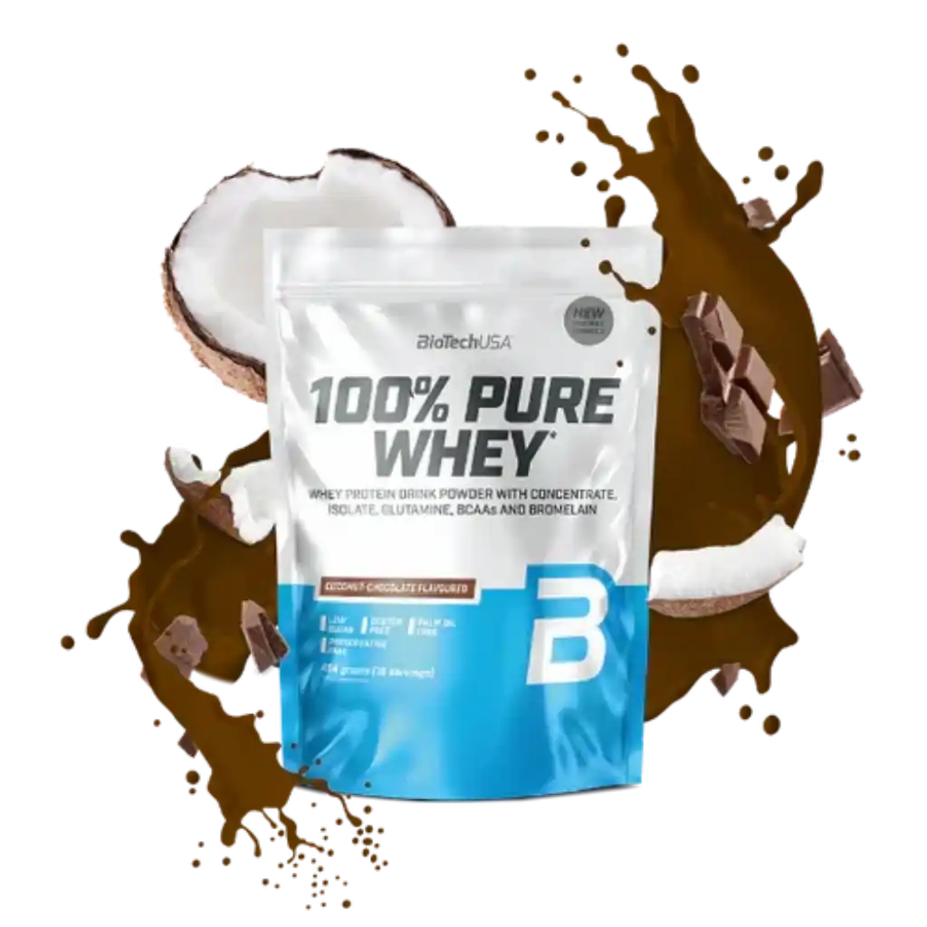100% Pure Whey Protein Pulver 454g