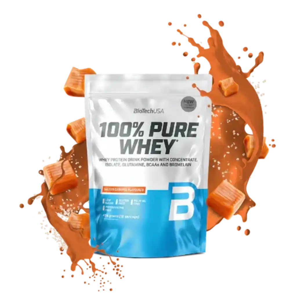 100% Pure Whey Protein Pulver 454g