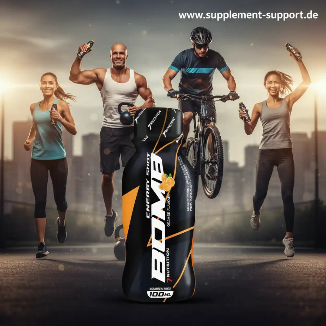 7Nutrition Bomb Energy Pre Workout Booster Shot 100ml