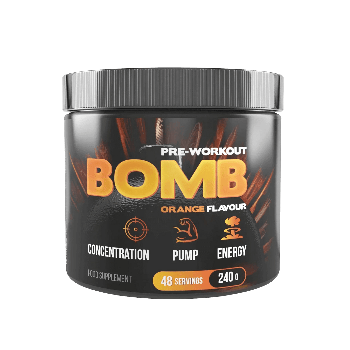 7Nutrition BOMB Pre Workout Booster 240g - Supplement Support