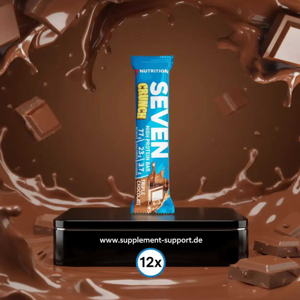 7NUTRITION SEVEN CRUNCH HIGH PROTEIN BAR 12x77g