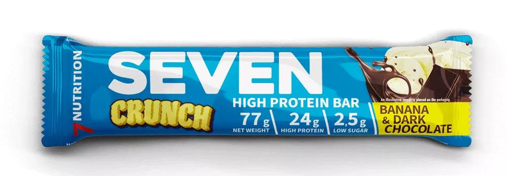 7NUTRITION SEVEN CRUNCH HIGH PROTEIN BAR 12x77g - Supplement Support