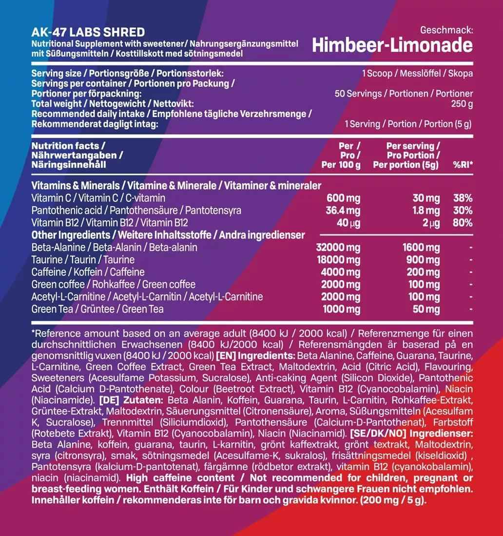 AK-47 Labs Shred 250g