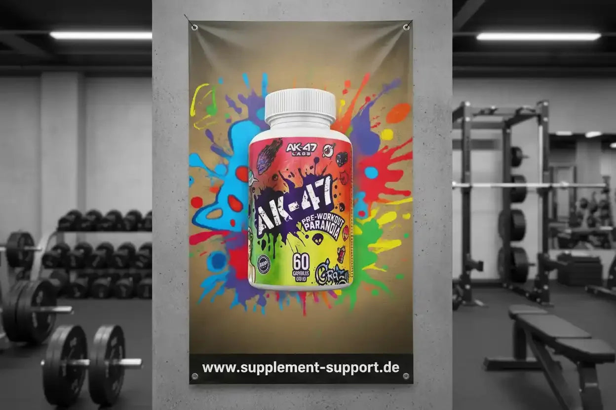AK-47 Pre-Workout Paranoia – 60 Kapseln, Sportnahrung & Booster für Fitness & Training