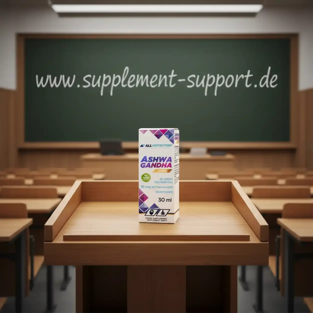 ALL NUTRITION Ashwagandha Tropfen 30ml - Supplement Support
