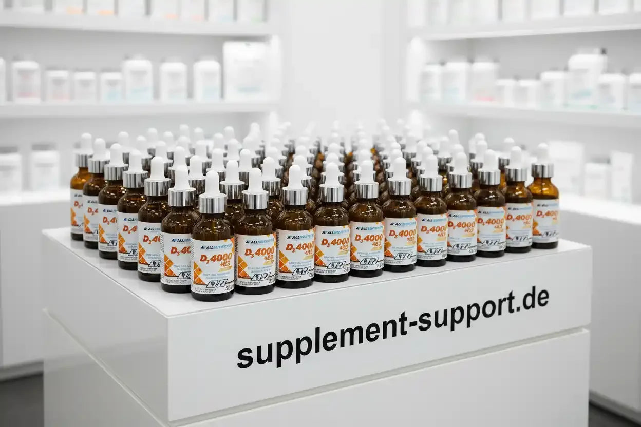 ALL NUTRITION® VITAMIN D3 4000 + K2 Tropfen 30ml - Supplement Support