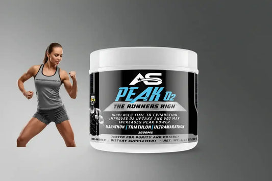 American Supps Peak O2 Runners High 2000mg - 120g - Supplement Support