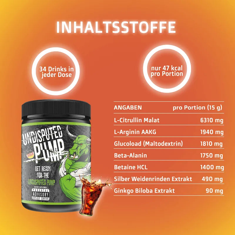 American Supps Undisputed Pump Booster 510g - Supplement Support
