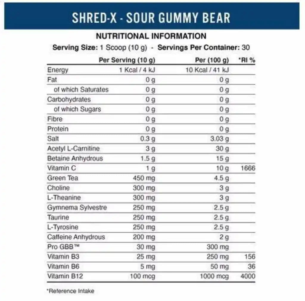 Applied Nutrition Shred-X (300g)