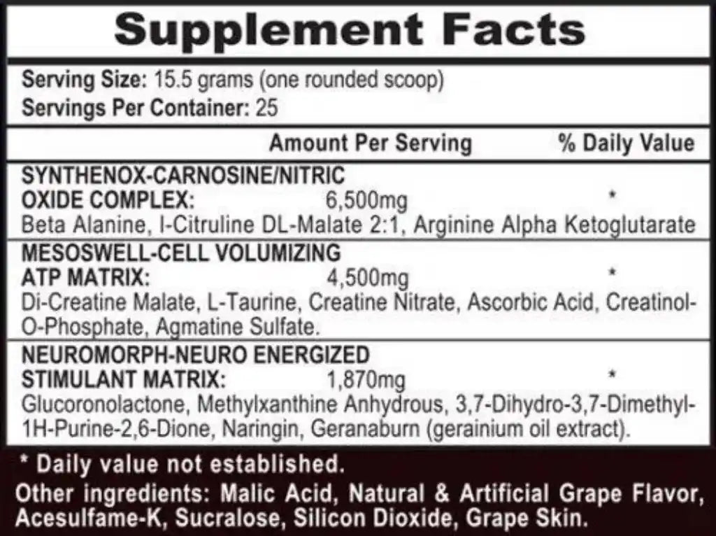 APS Mesomorph US Booster V1 388g