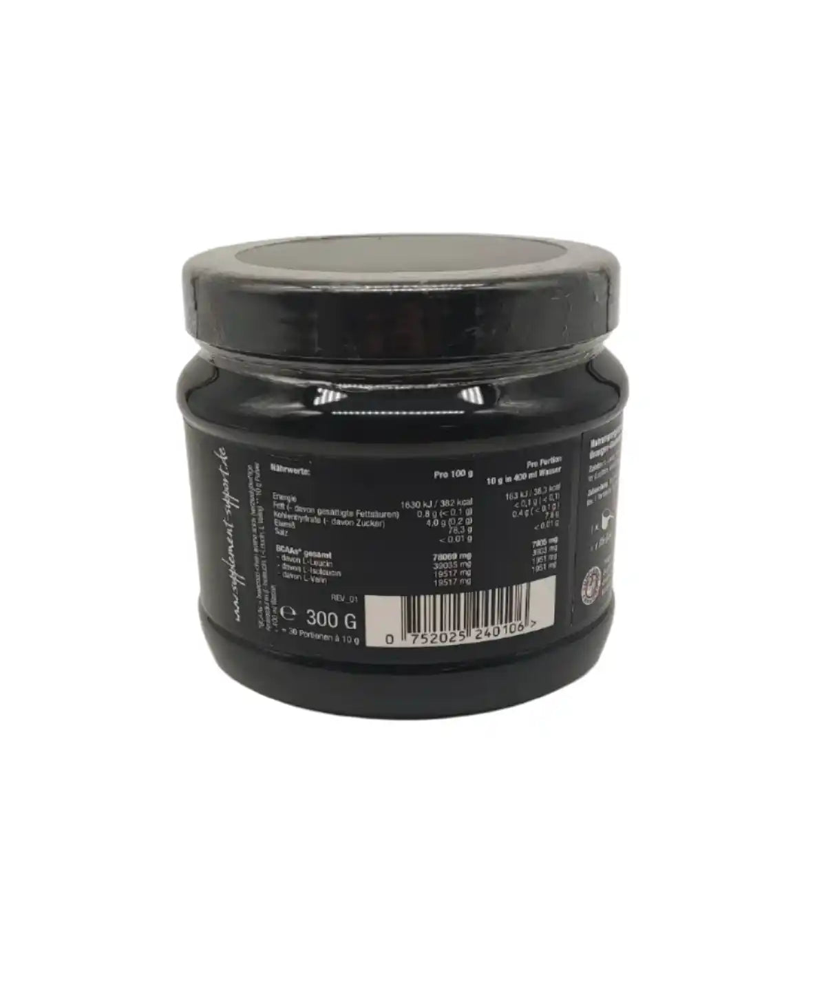 BCAA Aminosäure Pulver 300g - Supplement Support