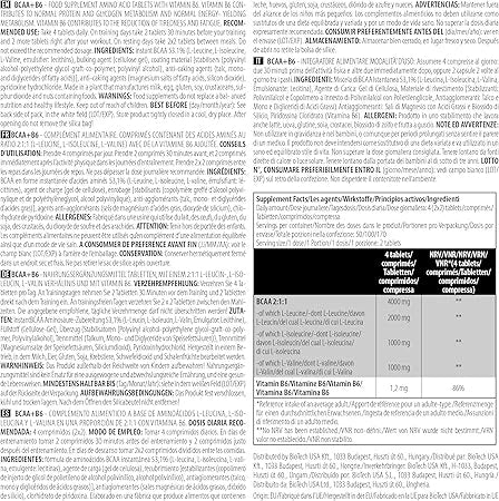 BCAA + B6 Tabletten 200 Stück