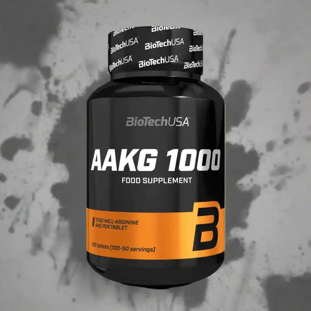 BioTechUSA AAKG 1000 Nahrungsergänzung mit 1000 mg L-Arginin pro Tablette