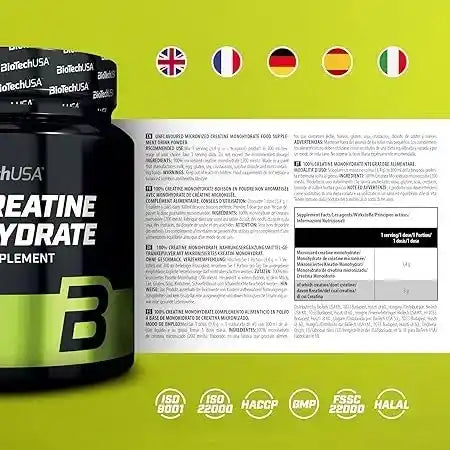 BioTech USA Creatin 500g - Supplement Support