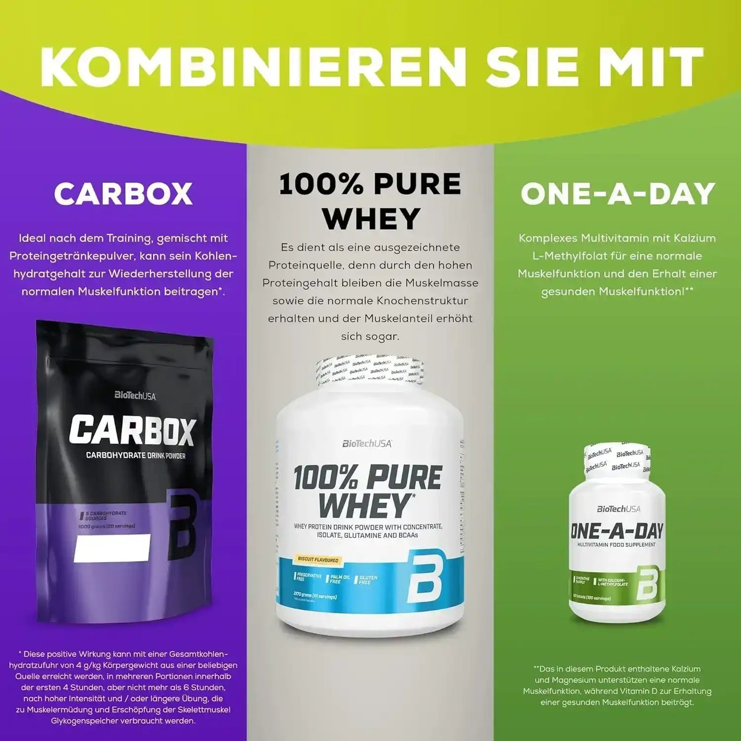 BioTech USA Creatin 500g - Supplement Support