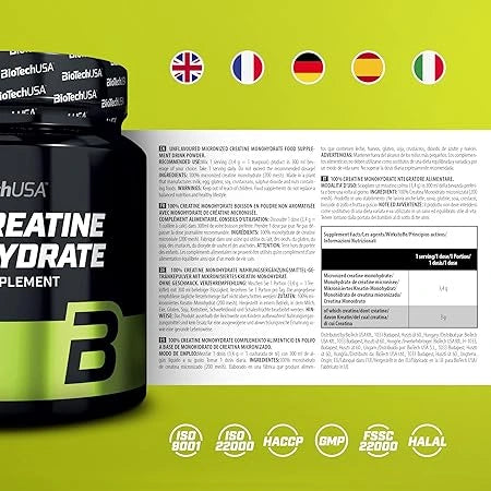 BioTech USA Creatin 500g - Supplement Support