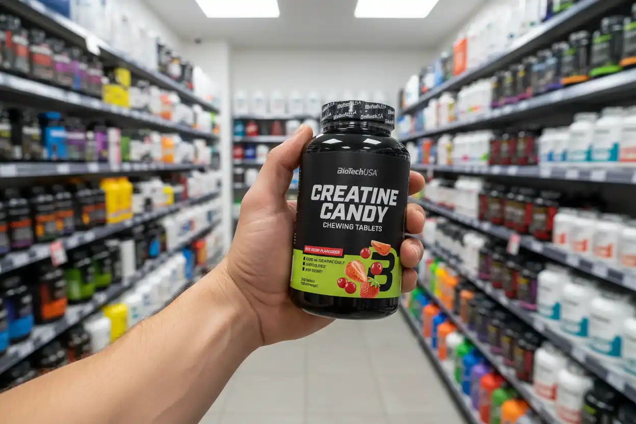 BioTech USA Creatine Candy, 240 Kautabletten - Supplement Support