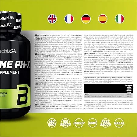 Biotech USA Creatine PH-X 210 Kapseln - Supplement Support