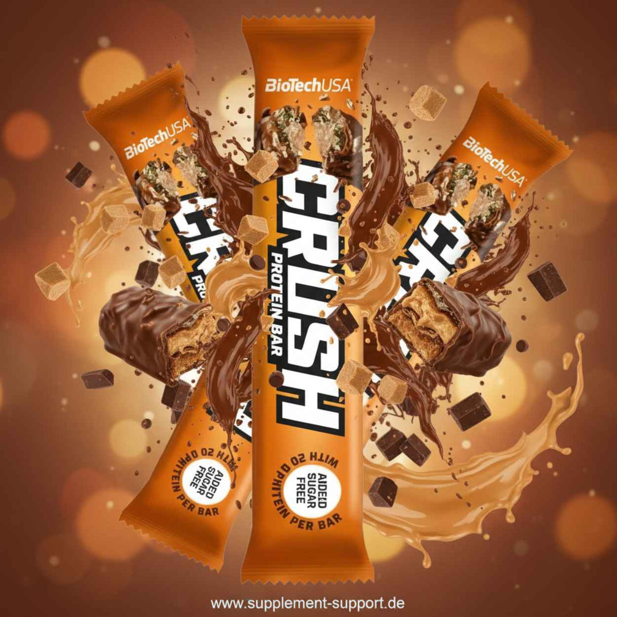 Barre protéinée BioTech USA Crush 64 g