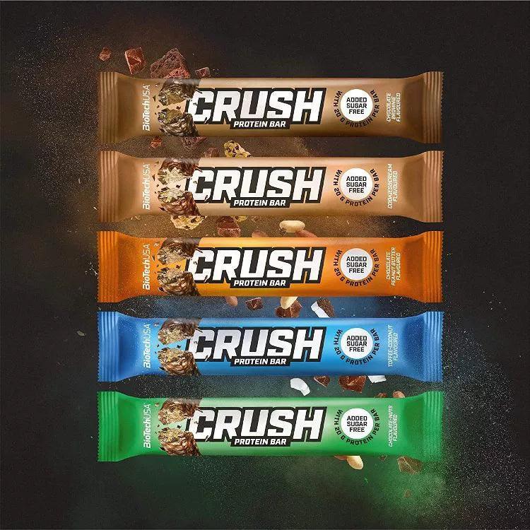 BioTech USA Crush Protein Bar 12x64g - Supplement Support