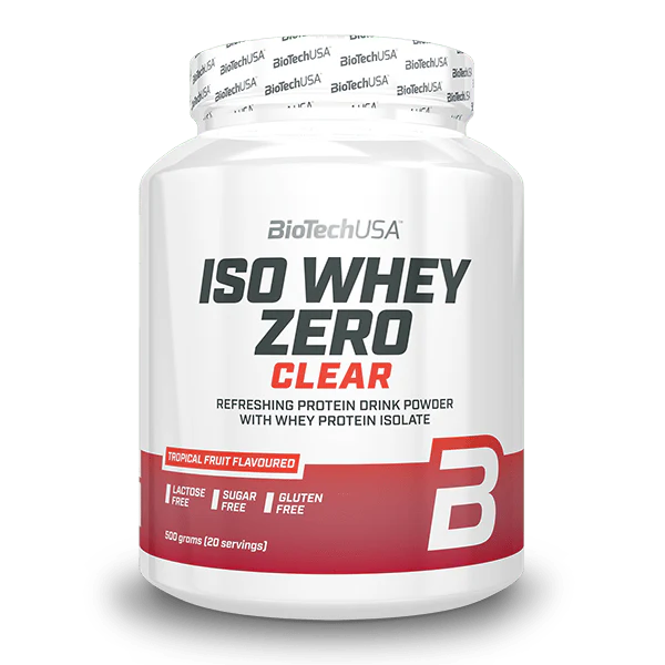 BioTech USA Iso Whey Zero Clear Protein Pulver 500g - Supplement Support