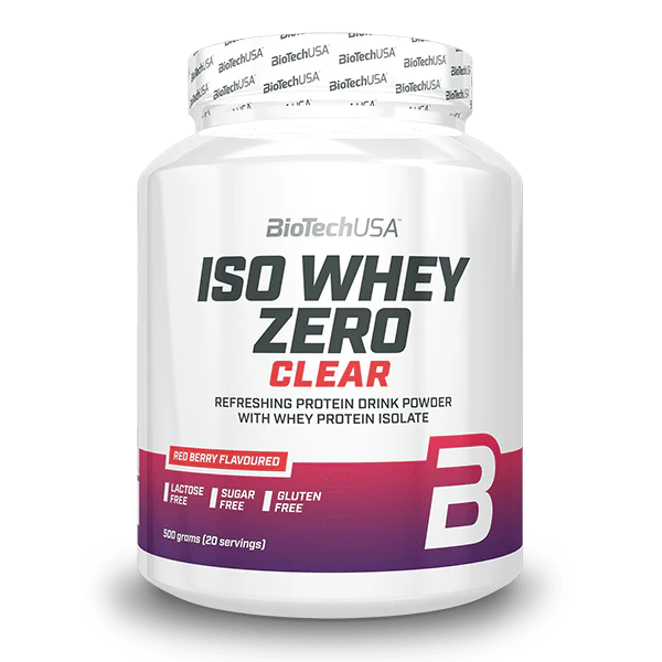BioTech USA Iso Whey Zero Clear Protein Pulver 500g - Supplement Support