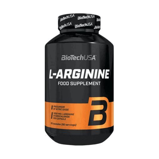 BioTech USA L-Arginine HCL 90 MEGA Kapseln - Supplement Support