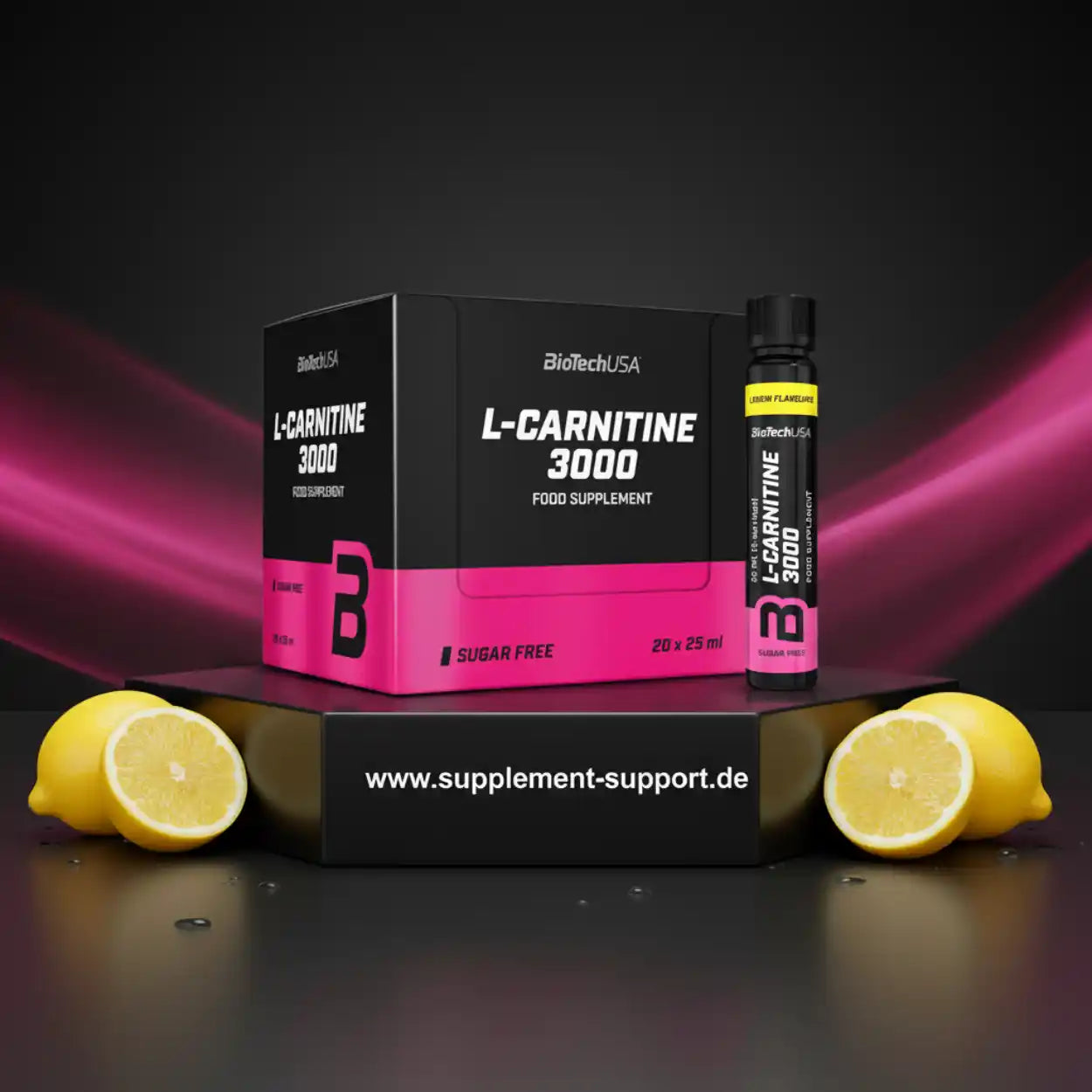 l carnitina biotech Lemon USA L-Carnitine Shot 3000mg 20x25ml Pro Supps L DDS Provider Staff Training: شراب للرشاقة Size:60 Softgels