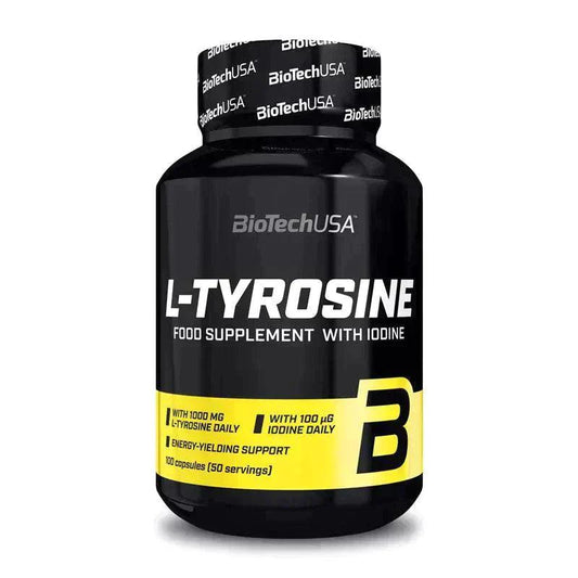 BioTech USA L-Tyrosine 100 Kapseln - Supplement Support