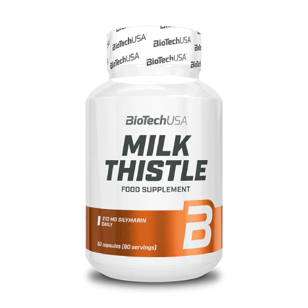 BioTech USA Milk Thistle Leber Support 60 Kapseln - Supplement Support