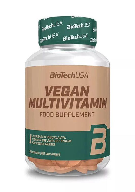 BioTech USA Vegan Multivitamin 60Tab. - Supplement Support