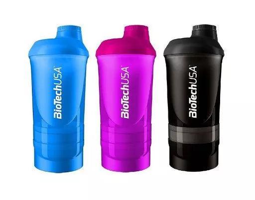 BioTech USA Wave Plus - Shaker / 600 ml + Kammern - Supplement Support