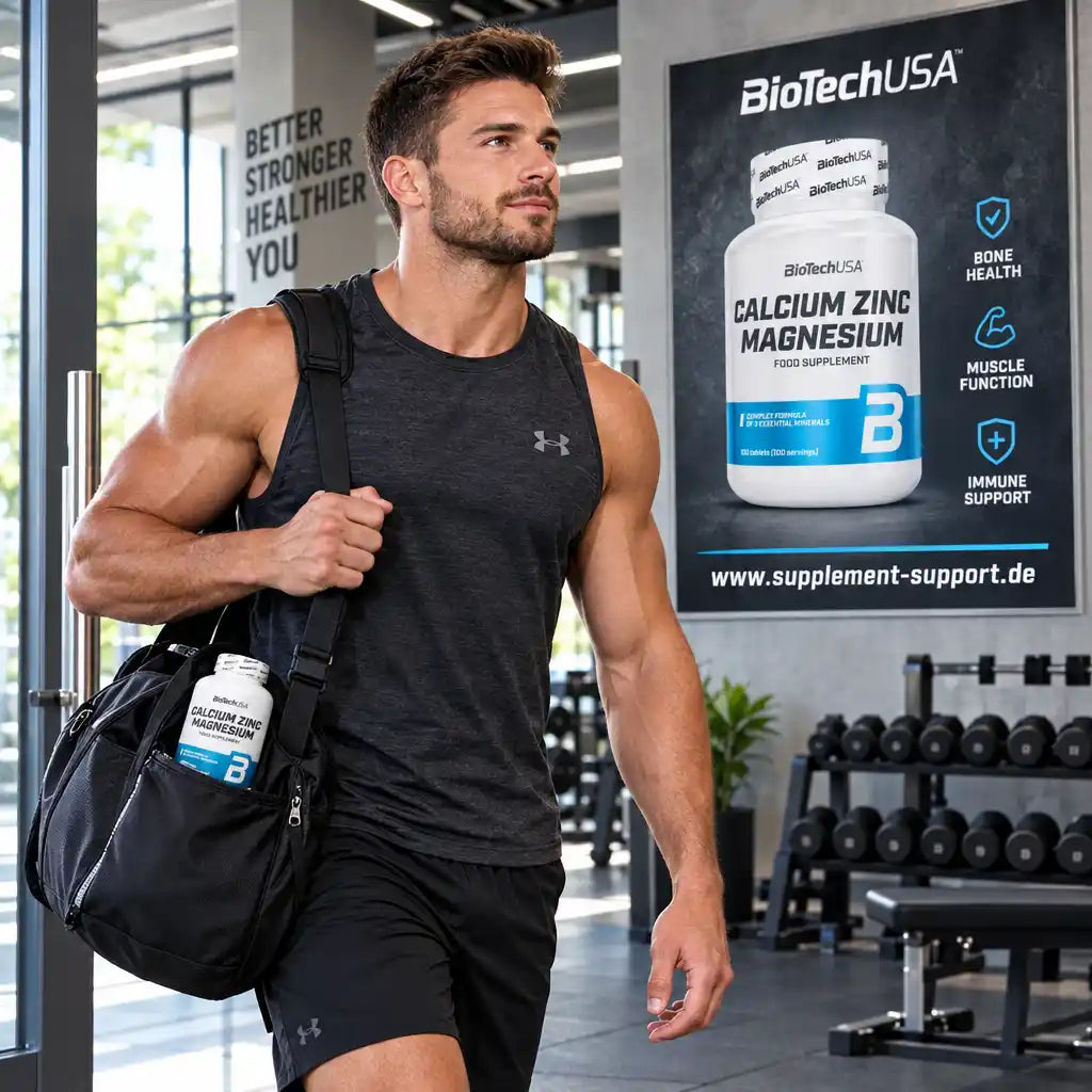 BioTechUSA Calcium Zinc Magnesium – 100 Tabletten