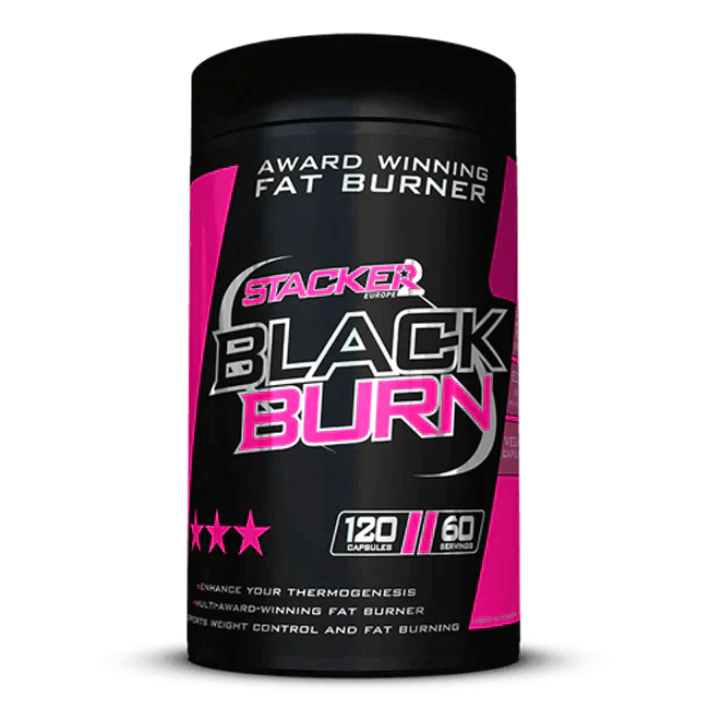 Black Burn von Stacker 2 120 Kapseln - Supplement Support