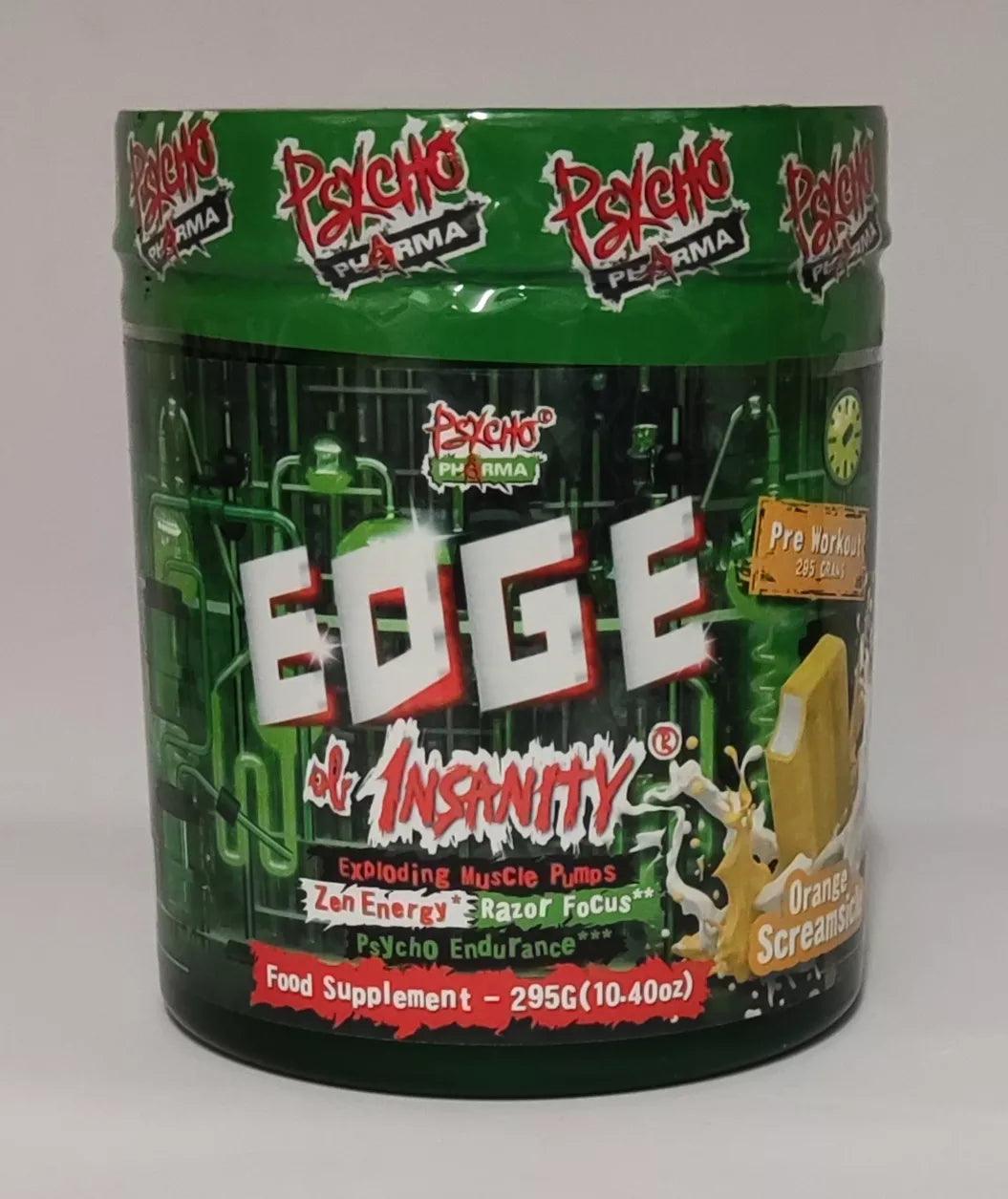 Edge of Insanity Extreme Pre Workout Booster 295g - Supplement Support