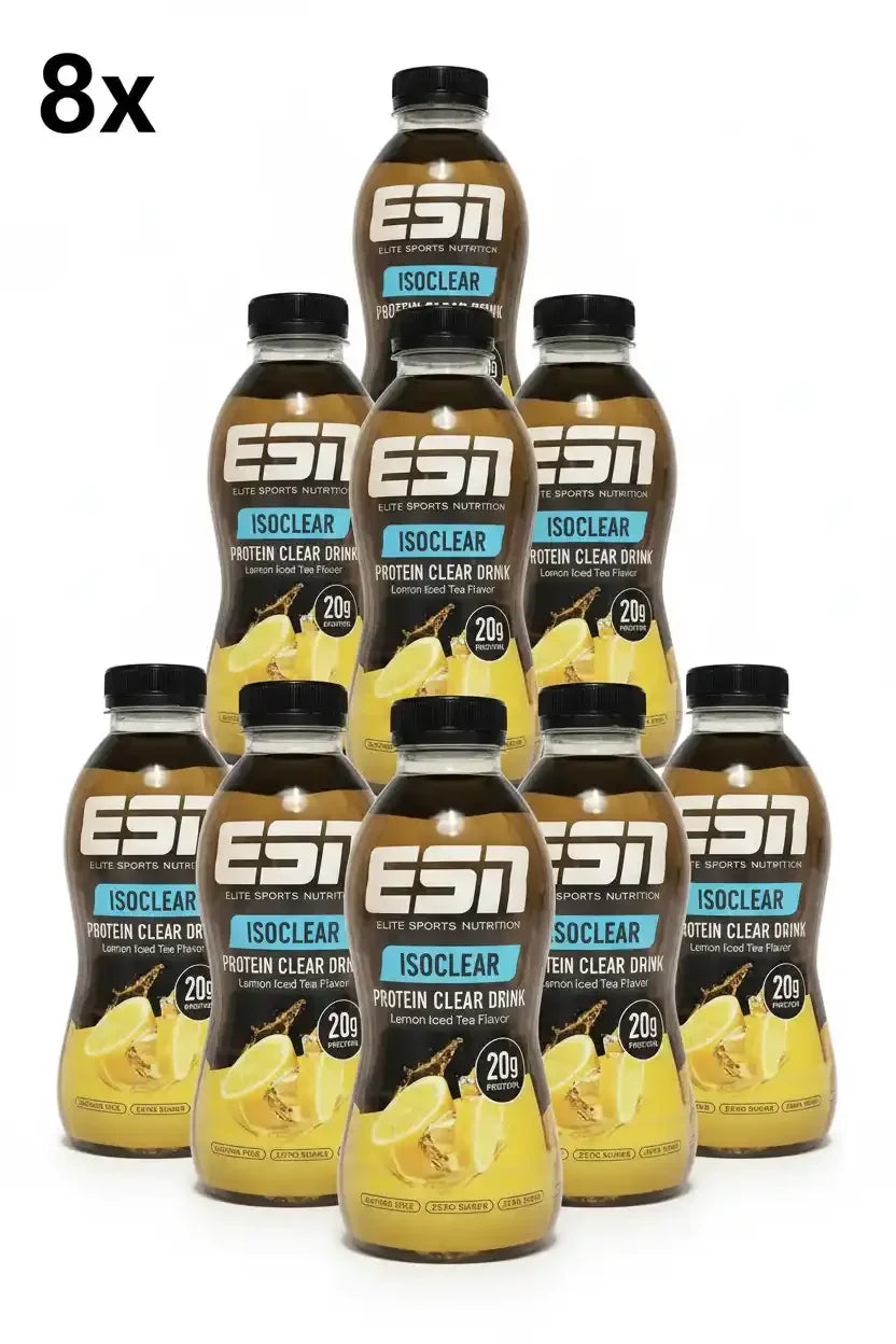 ESN ISOCLEAR Protein Clear Drink, 8 x 500 ml inkl. Pfand - Supplement Support