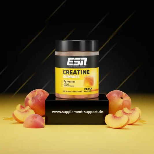 ESN Creatine Gummies Pfirsich Geschmack mit 3g Kreatin für Kraft & Performance