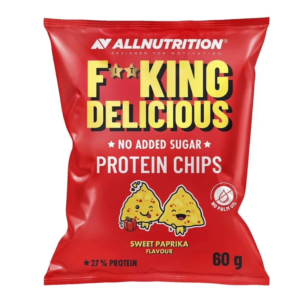F**CKING Delicious Protein Chips 60g Sweet Paprika - Supplement Support