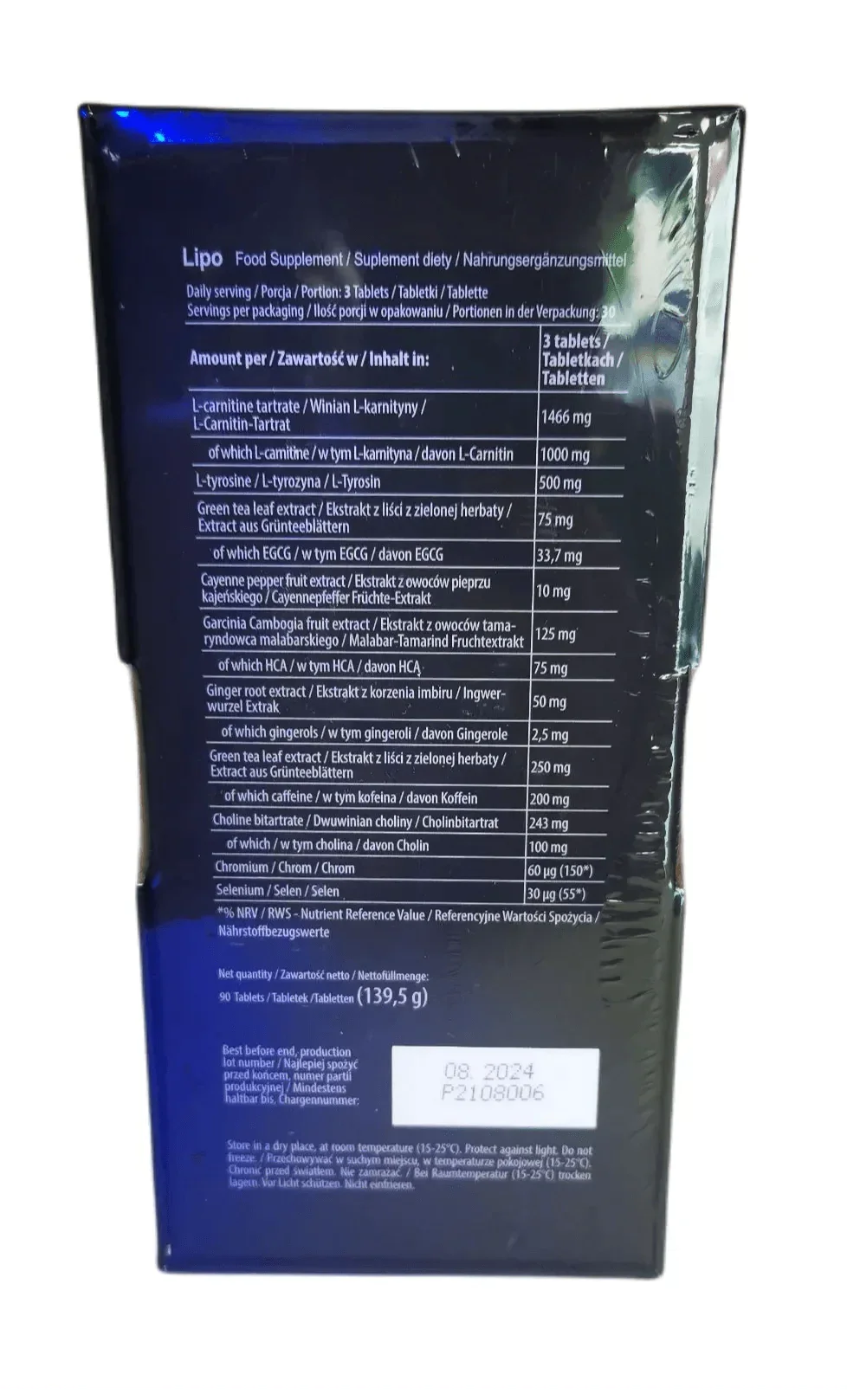 FA Nutrition LIPO CORE 90Tab. - Supplement Support