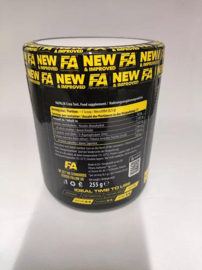FA Nutrition NAPALM® Crea Test 255g - Supplement Support