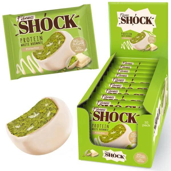 Fitness SHOCK® PROTEIN BROWNIE 10 x 50g - Supplement Support