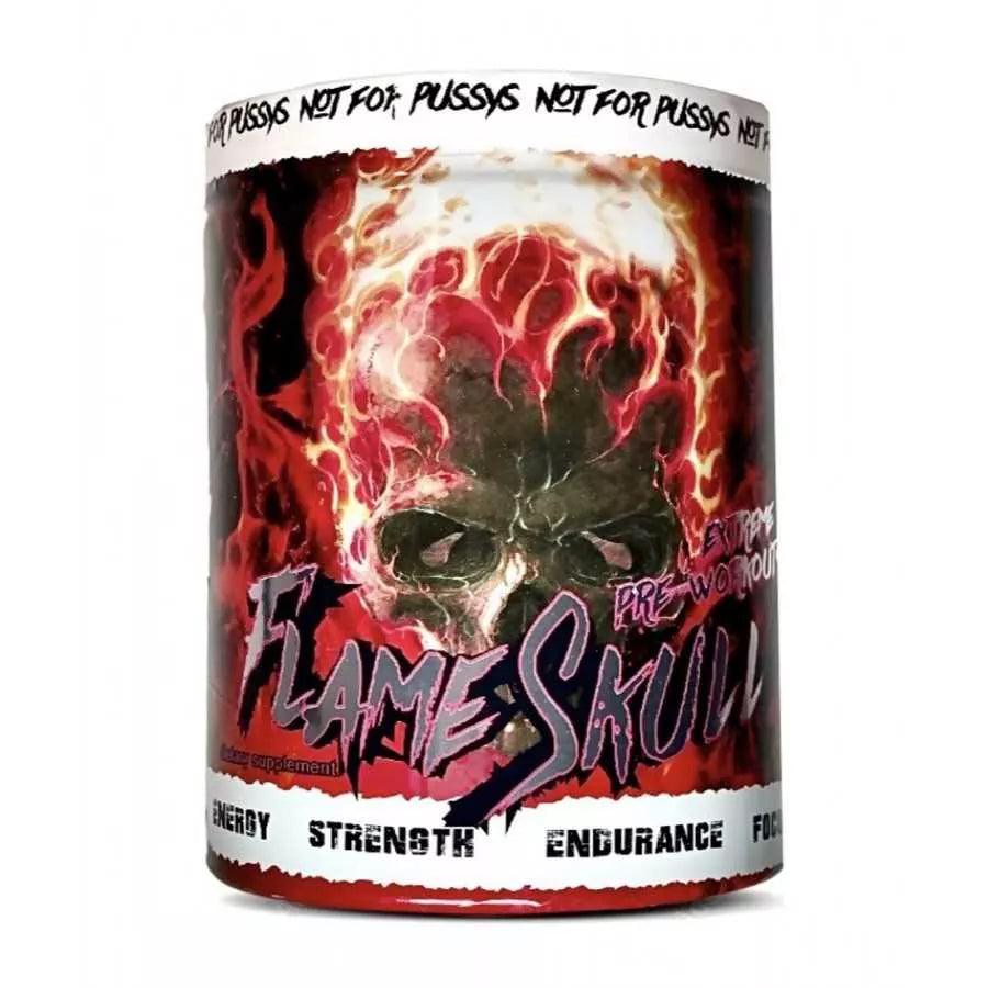 Flame Skull US Hardcore Booster 330g - Green Apple - Supplement Support
