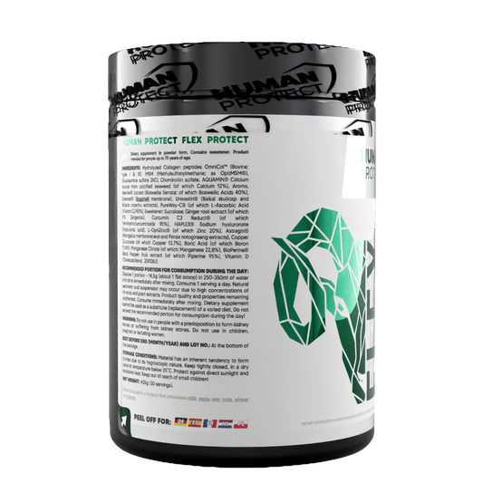 Human Protect Flex Protect Nahrungsergänzungsmittel mit Kollagen und Vitaminen für Gelenkgesundheit