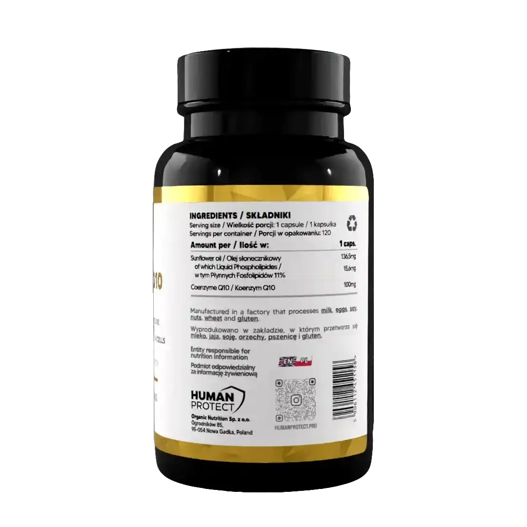 HP Coenzym Q10 100mg - 120Kap. - Supplement Support