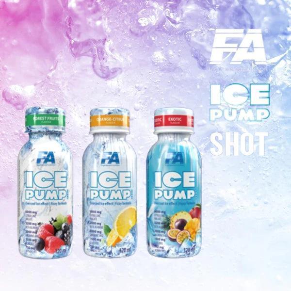 ICE PUMP Shot Pre Workout Booster 12x120ml - Supplement Support