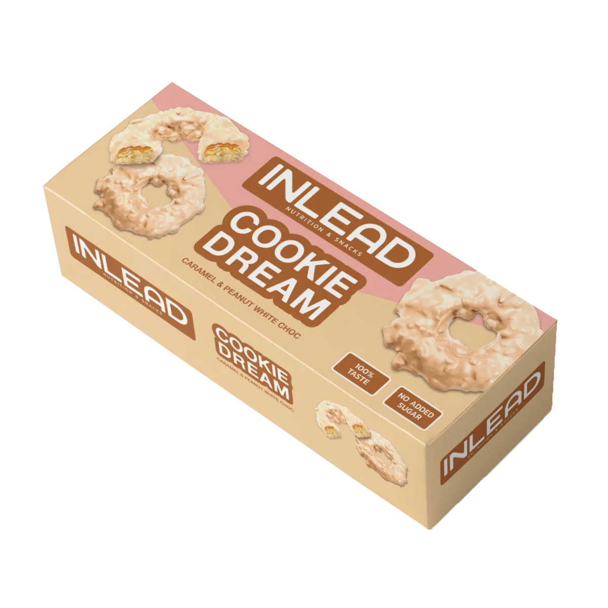 Inlead Cookie Dream Caramel & Peanut 125g - MHD 03.04.2025 - Supplement Support